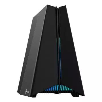 &divide; Router wifi-6 tp-link archer gxe75 axe5400 5p 1x2.5gb 4x1gb vpn mesh rgb app negro