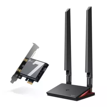 &divide; Pci express wifi 7 triple banda y bluetooth 5.3 tp-link archer tbe550e wifi 7 be9300 bluetooth 5.4