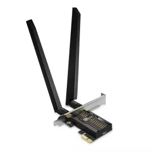 &divide; Pci express wifi 7 triband y bluetooth 5.4 tp-link archer tbe552e be9300 5760mbps 6ghz