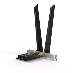 &divide; Pci express wifi 7 triband y bluetooth 5.4 tp-link archer tbe552e be9300 5760mbps 6ghz
