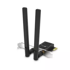 &divide; Pci express wifi 6 dualband bluetooth 5.3 tp-link archer tx10e ax900 2 antenas