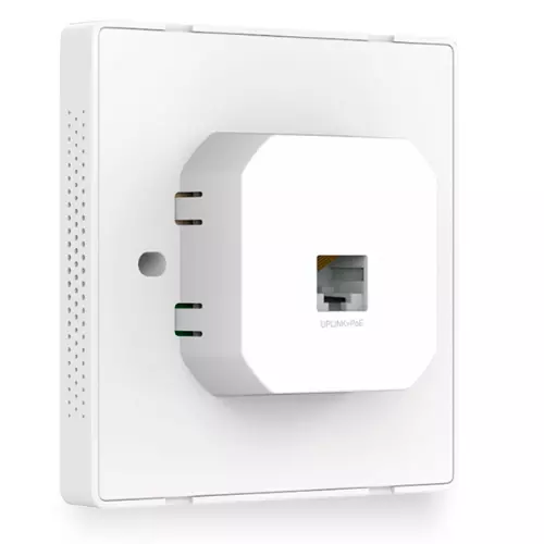 &divide; Punto de acceso interior wifi tp-link eap115-wall con placa de pared 300mb en 2,4ghz poe pasivo 2 an