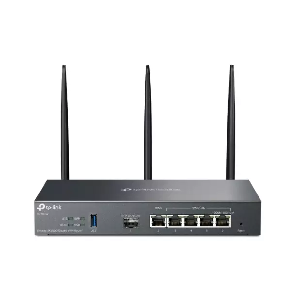 &divide; Router vpn tp-link er706w gigabit omada ax3000 1p sfp y 5p rj45 omada mesh wifi doble banda