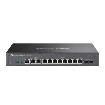 &divide; Router vpn tp-link er7412-m2 gigabit omada wan 2x2.5 8xrj45 gb 2xsfp gb 1xusb3.0 cpu 4 nucleos