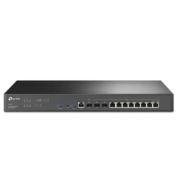 &divide; Router vpn tp-link er8411 10p wan giga + 2p 10ge inegrado en omada sdn