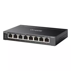 &divide; Switch semigestionable tp-link omada es208gp 8p 8xlan 1gb poe+ metal