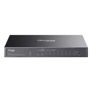 &divide; Switch semigestionable tp-link omada es210gp 10p 9xlan 1gb 8xpoe+ 1x combo sfp rj45 metal