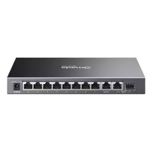 &divide; Switch semigestionable tp-link omada es210gp 10p 9xlan 1gb 8xpoe+ 1x combo sfp rj45 metal