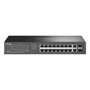 &divide; Switch semigestionable tp-link es220gp 20p (16x1gb poe+ 150w + 2x1gb rj45 + 2x1gb sfp app metalico