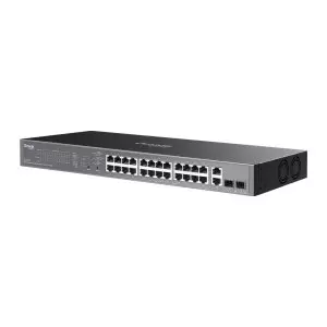 &divide; Switch gestionable tp-link omada agile es228gp 26xgb lan 2xsfp 24xpoe+ 250w easy managed