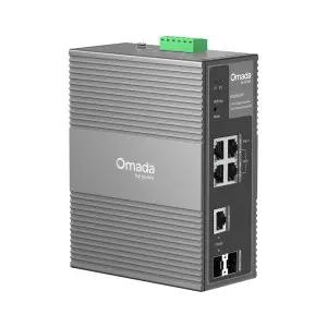 &divide; Switch gestionable l2 tp-link ies206gpp 4xgb (1xpoe++ 3xpoe+) 1xrj45/sfp gb 1xsfp gb 120w dise?o ind