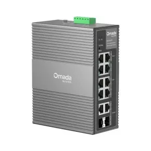 &divide; Switch gestionable l2 tp-link ies210gpp industrial 10p 8x1gb poe++ 240w 2x1gb sfp din negro