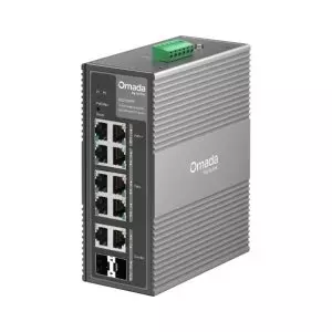 &divide; Switch gestionable l2 tp-link ies210gpp industrial 10p 8x1gb poe++ 240w 2x1gb sfp din negro