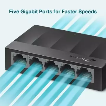 &divide; Switch no gestionable tp-link ls1005g litewave 5p giga sobremesa carcasa plastico no rack