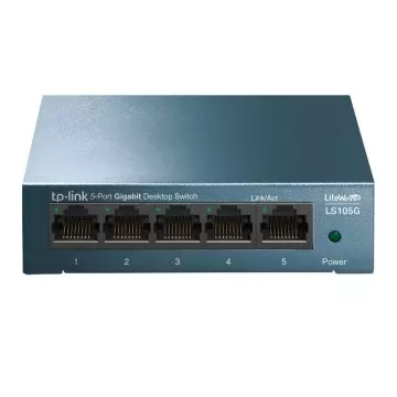 &divide; Switch no gestionable tp-link ls105g litewave 5p giga sobremesa carcasa metal no rack