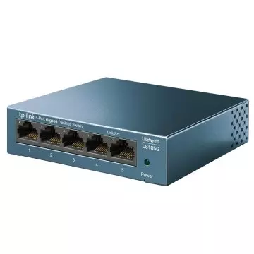 &divide; Switch no gestionable tp-link ls105g litewave 5p giga sobremesa carcasa metal no rack
