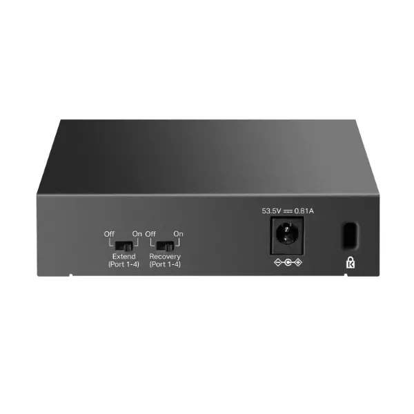 &divide; Switch no gestionable tp-link ls105lp litewave 5p 10/100 4p poe+ sobremesa carcasa metal no rack