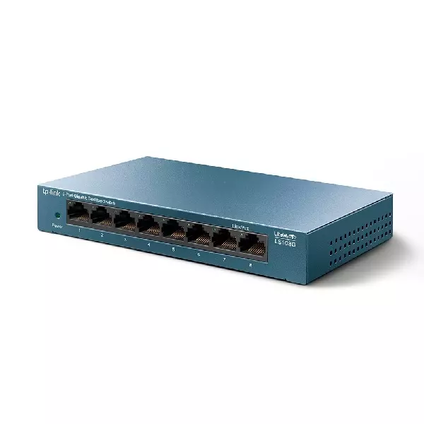 &divide; Switch no gestionable tp-link ls108g litewave 8p giga sobremesa carcasa metal no rack