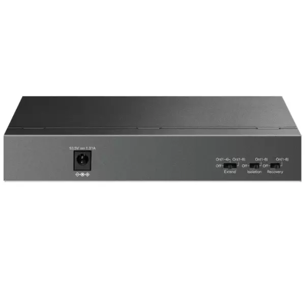 &divide; Switch no gestionable tp-link ls109p litewave 8p 10/100 poe+ sobremesa carcasa metal no rack