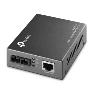&divide; Convertidor fibra tp-link mc200cm rj45 giga a fibra multimodo sc 1000mb fullduplex hasta 550m montaj