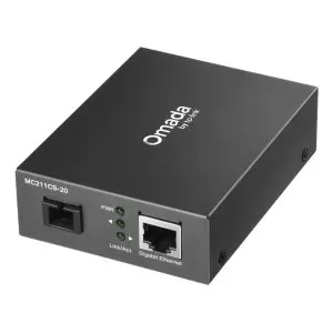 &divide; Convertidor fibra tp-link mc211cs-20 rj45 eth a fibra monomodo sc 1gb fullduplex hasta 20km