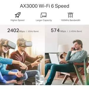 &divide; Range extender wifi 6 dualband tp-link re780x ax3000 574mb en 2,4ghz y 2402mb en 5ghz 1xrj45 gb easy