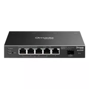 &divide; Switch poe+ no gestionable tp-link sg2206mp 6p 5xrj45 1gbps 4xpoe+ 1xsfp gbps 63w
