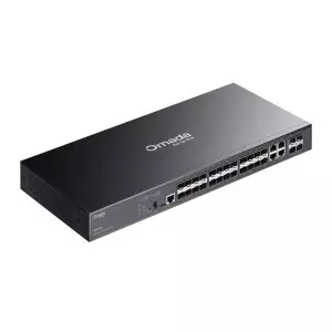 &divide; Switch gestionable l3 tp-link sg5428xf 28p 4x1gb 20x1gb sfp 4x10gb sfp+ app metalico rack negro