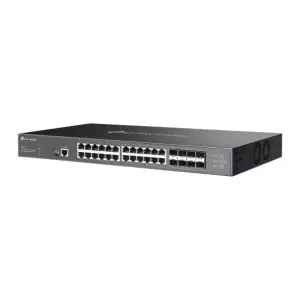 &divide; Switch gestionable l2+ tp-link sx3832 24x10gbps 8xsfp+10gb  app omada metalico enrackable