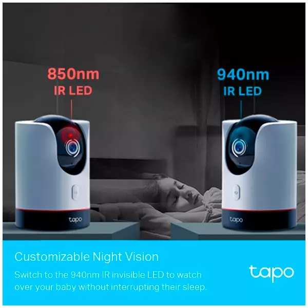 &divide; Camara ip wifi tp-link tapo c225 2k qhd rotacion 360? detec. mov. asist. de voz
