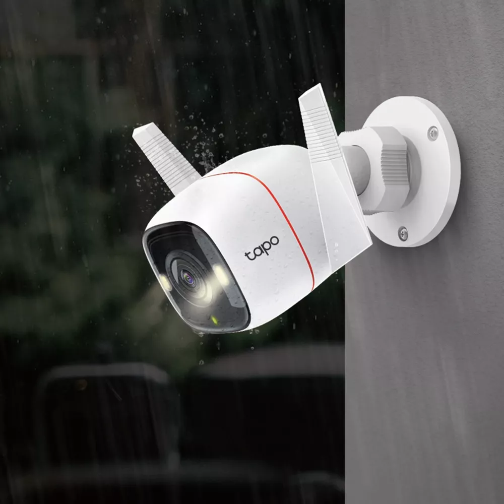 &divide; Camara exterior ip wifi tp-link tapo c320ws ip66 2k vision nocturna 30m deteccion mov.