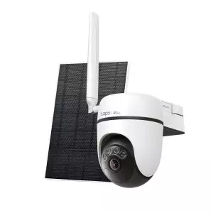&divide; Camara ip exterior 4g lte tp-link tapo c615g alimentada por panel solar con bateria 4k
