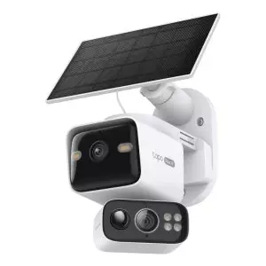 &divide; Camara exterior ip wifi tp-link tapo c645d 2k doble lente solar ip65 v. nocturna color 360 ia