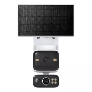 &divide; Camara exterior ip wifi tp-link tapo c645d 2k doble lente solar ip65 v. nocturna color 360 ia