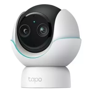 &divide; Camara interior ip tp-link tapo c480 babycam 4mp 2k doble lente soporte cuna audio bidireccional can