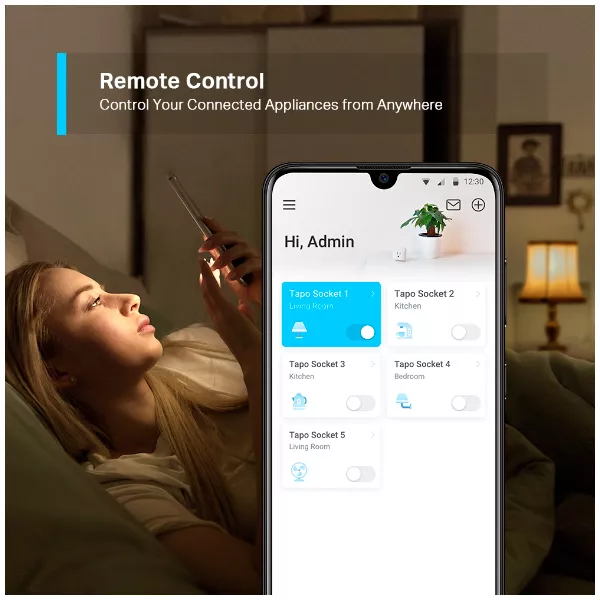 &divide; Enchufe inteligente wifi tp-link tapo p100 2.4ghz configuracion horarios y fechas , modo ausente, di