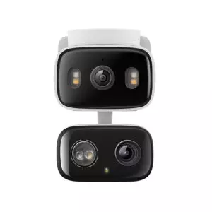 &divide; Camara ip wifi tp-link tapo tc34 doble camara 125? y teleobjetivo con movimiento ip65