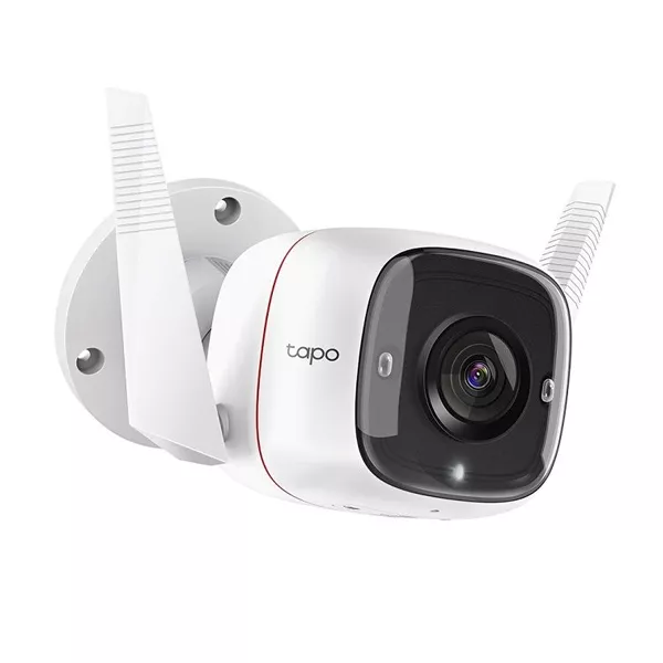 &divide; Camara exterior ip wifi tp-link tapo t65 ip66 ultra definicion 3mp vision nocturna 30m deteccion de