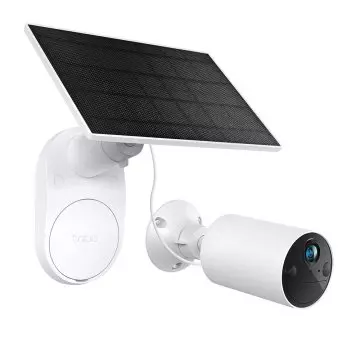 &divide; Camara ip exterior wifi con bateria tapo tc82 2k 3mp alimentada por panel solar tapo a201 instalacio
