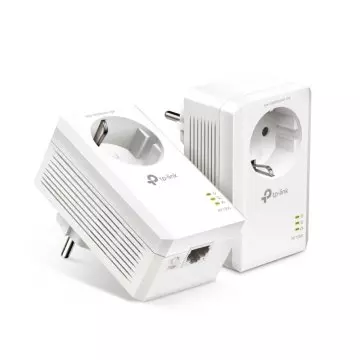 &divide; Homeplug tp-link powerline 1000mb pa7017kit passthrough 1p giga kit 2 unidades