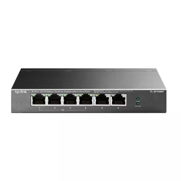 &divide; Switch no gestionable tp-link tl-sf1006p sobremesa 2p 10/100 4p poe 10/100 total poe 67w