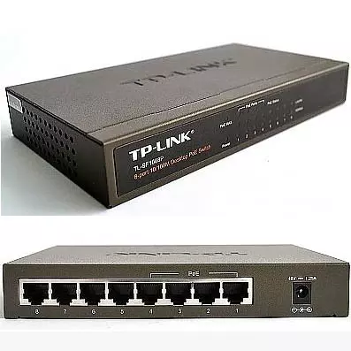 &divide; Switch no gestionable tp-link sf1008p 8p ethernet sobremesa no rack con 4p poe