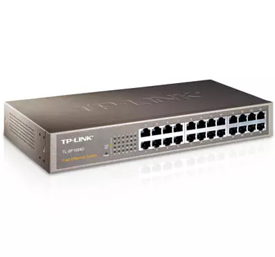 &divide; Switch no gestionable tp-link sf1024ds 24p ethernet carcasa metalica 13" rack (kit de montaje no inc