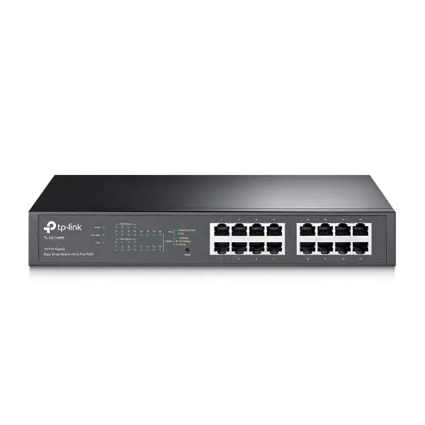 &divide; Switch semigestionable tp-link sg1016pe 16p (con 8p poe+) carcasa metalica giga 19" rack