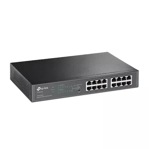 &divide; Switch semigestionable tp-link sg1016pe 16p (con 8p poe+) carcasa metalica giga 19" rack