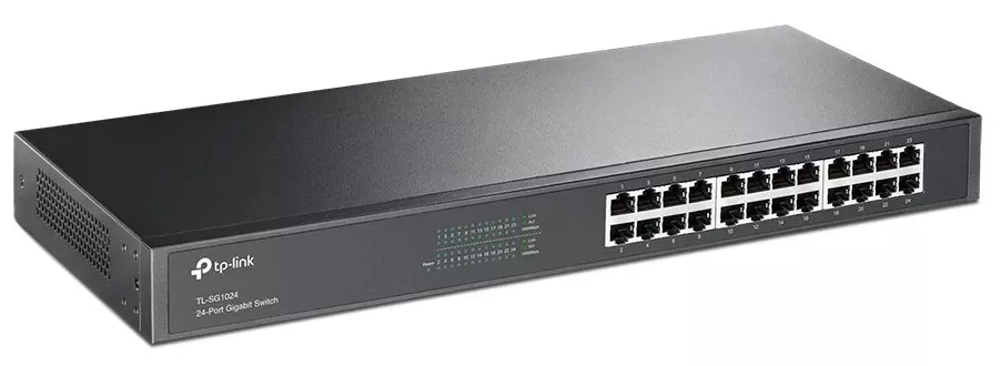 &divide; Switch no gestionable tp-link sg1024 24p giga carcasa metalica 19" rack