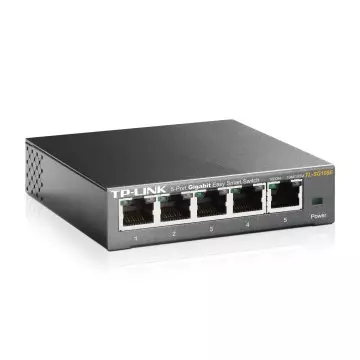 &divide; Switch semigestionable tp-link sg105e 5p giga carcasa metalica