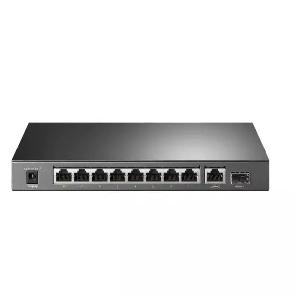 &divide; Switch tp-link tl-sg1210p 9p giga 1p sfp gigabit 8 puertos poe/poe+ alimentacion poe 63w