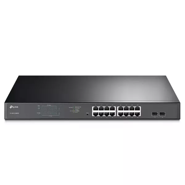 &divide; Switch semigestionable tp-link sg1218mpe 16p giga poe/poe+ alimentacion poe 192w rack 19" 1u