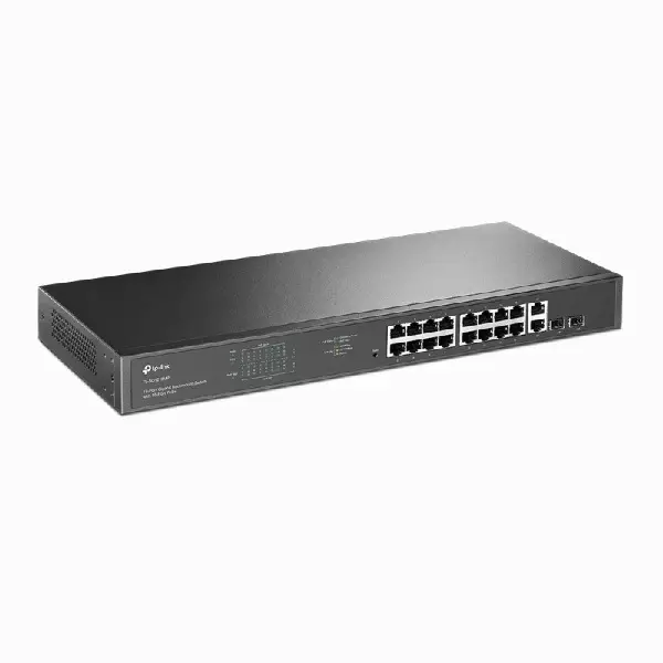 &divide; Switch semigestionable tp-link sg1218mp 16p giga poe/poe+ +2p giga no poe alimentacion poe 192w rack